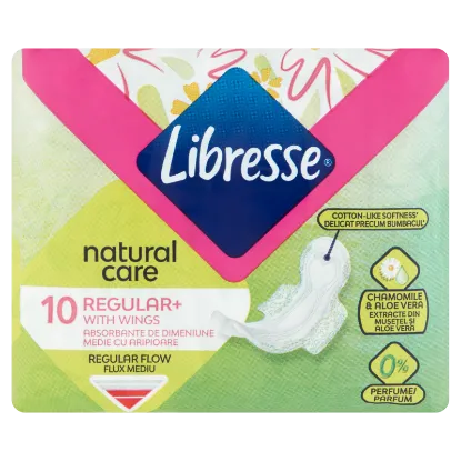 Libresse egészségügyi betét nature care ulta normal 10 db termékhez kapcsolódó kép