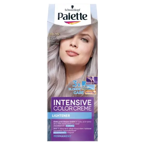 Palette Intensive Color Creme tartós hajfesték 10-19 Hűvös ezüstszőke termékhez kapcsolódó kép