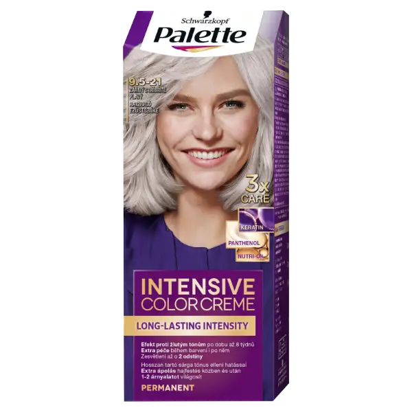 Palette Intensive Color Creme tartós hajfesték 9,5-21 ragyogó ezüstszőke termékhez kapcsolódó kép