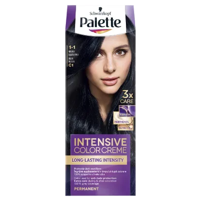 Palette Intensive Color Creme tartós hajfesték 1-1 zafír fekete  termékhez kapcsolódó kép