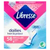 Libresse Dailies V-Protection & Freshness Regular tisztasági betét 58 db termékhez kapcsolódó kép