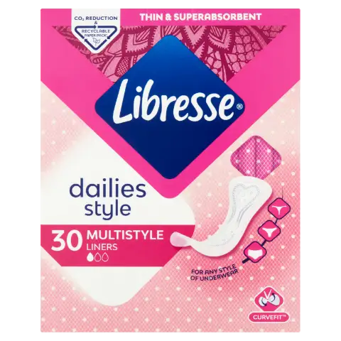 Libresse Dailies Style Multistyle tisztasági betét 30 db termékhez kapcsolódó kép