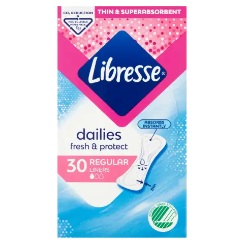 Libresse Dailies V-Protection & Freshness tisztasági betét 30 db termékhez kapcsolódó kép
