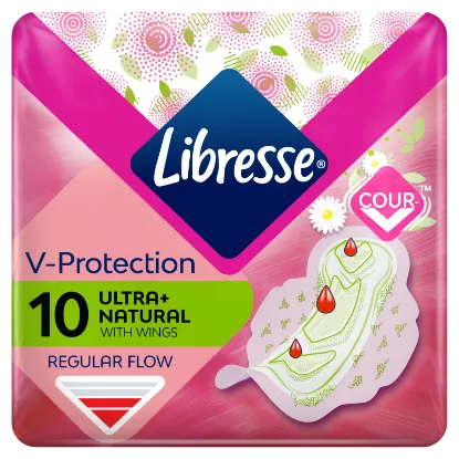 Libresse Ultra+ Natural egészségügyi betét aloe vera kivonattal 10 db termékhez kapcsolódó kép