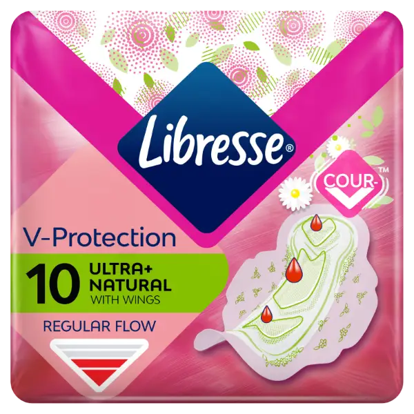 Libresse Ultra+ Natural egészségügyi betét aloe vera kivonattal 10 db termékhez kapcsolódó kép