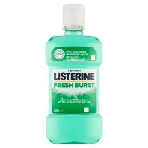 Listerine Fresh Burst szájvíz 500 ml termékhez kapcsolódó kép