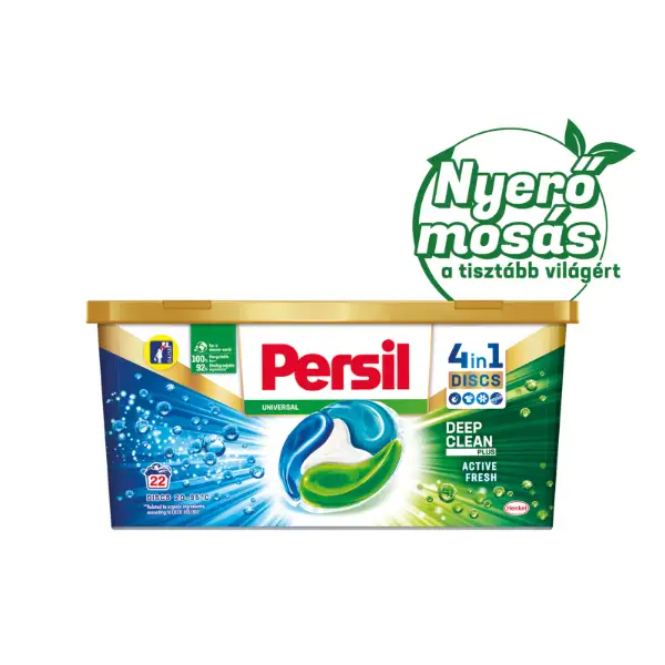 Persil Universal Discs előre adagolt mosószer koncentrátum fehér és világos ruhákhoz 22 mosás 550 g termékhez kapcsolódó kép