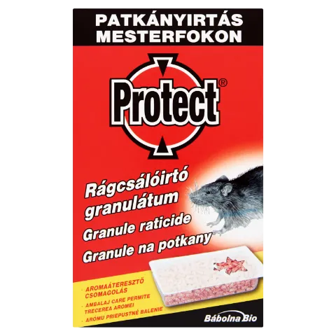 Protect rágcsálóirtó granulátum 2 x 75 g termékhez kapcsolódó kép