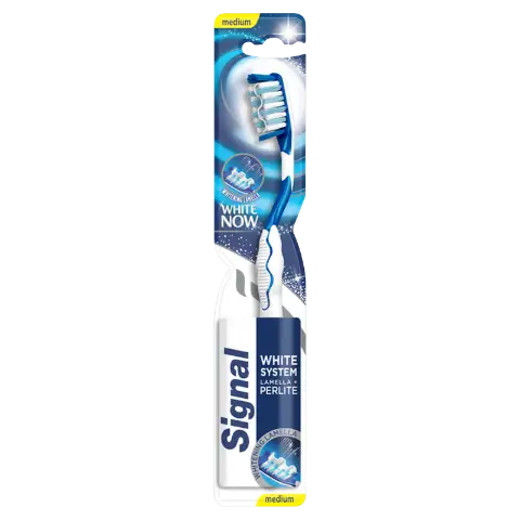 Signal White Now White System közepes keménységű fogkefe termékhez kapcsolódó kép