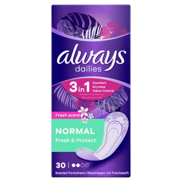 Always Daily Fresh Normal, Friss illattal X Darabos Kiszerelés termékhez kapcsolódó kép