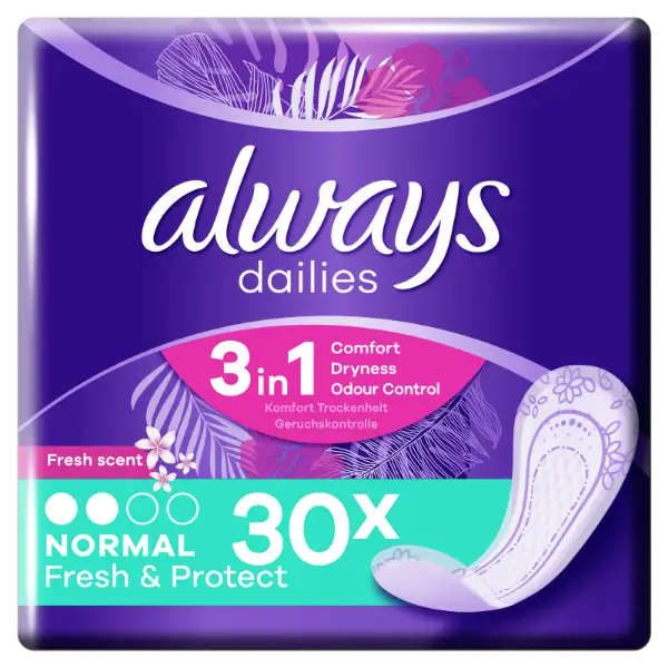 Always Daily Fresh Normal, Friss illattal X Darabos Kiszerelés termékhez kapcsolódó kép