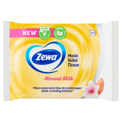 Zewa Almond Milk nedves toalettpapír 42 db termékhez kapcsolódó kép