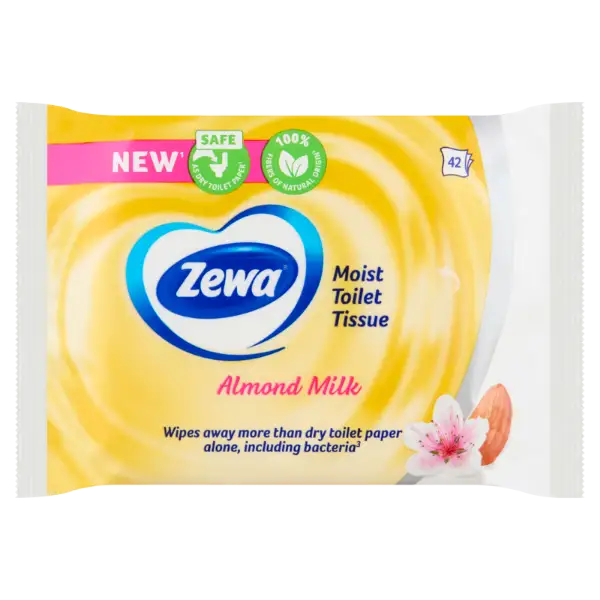 Zewa Almond Milk nedves toalettpapír 42 db termékhez kapcsolódó kép