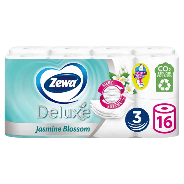 Zewa Deluxe Jasmine Blossom toalettpapír 3 rétegű 16 tekercs termékhez kapcsolódó kép