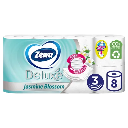 Zewa Deluxe Jasmine Blossom toalettpapír 3 rétegű 8 tekercs termékhez kapcsolódó kép