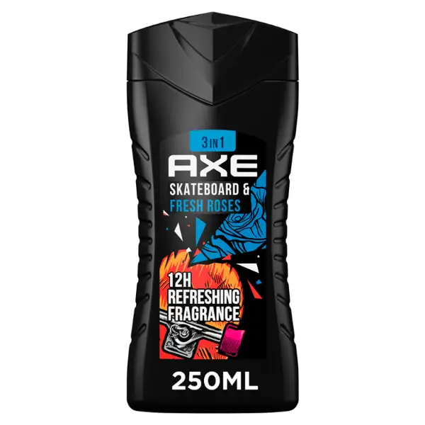 AXE Skateboard&Roses tusfürdő 250 ml termékhez kapcsolódó kép