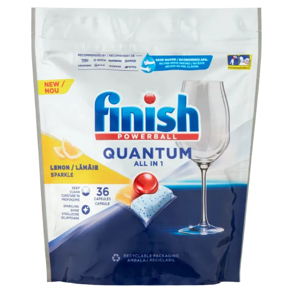 Finish Quantum All in 1 Citrom mosogatógép kapszula 36 db termékhez kapcsolódó kép