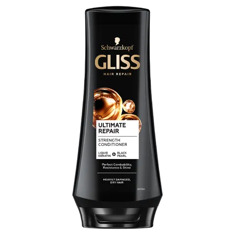 Gliss Ultimate Repair hajbalzsam folyékony keratinnal & fekete gyönggyel 200 ml termékhez kapcsolódó kép