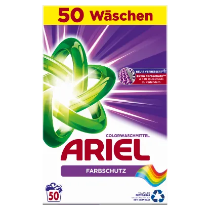 Ariel Color+ Mosópor, 50 Mosáshoz, 3,25KG termékhez kapcsolódó kép