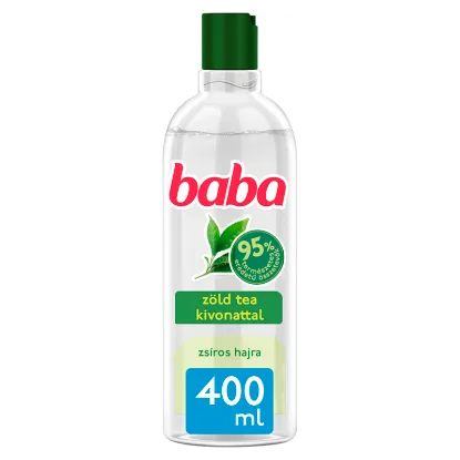 Baba sampon zsíros hajra zöldtea-kivonattal 400 ml termékhez kapcsolódó kép