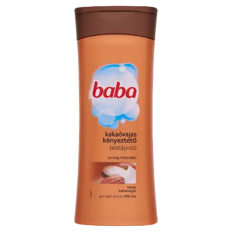 BABA testápoló 400ml Kakaóvaj termékhez kapcsolódó kép