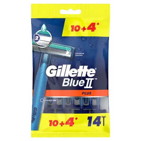 Gillette BlueII Plus Eldobható Férfi Borotva, 14 db termékhez kapcsolódó kép