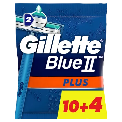 Gillette BlueII Plus Eldobható Férfi Borotva, 14 db termékhez kapcsolódó kép