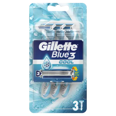 Gillette Blue3 Plus Cool, Eldobható Borotva Férfiaknak,  Darabos Kiszerelés termékhez kapcsolódó kép