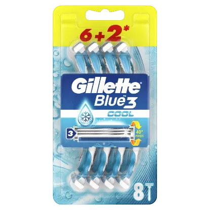 Gillette Blue3 Plus Cool, Eldobható Borotva Férfiaknak,  Darabos Kiszerelés termékhez kapcsolódó kép