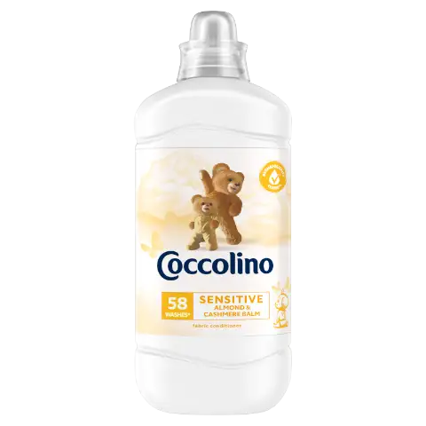 Coccolino Sensitive Almond & Cashmere Balm öblítőkoncentrátum 58 mosás 1450 ml termékhez kapcsolódó kép