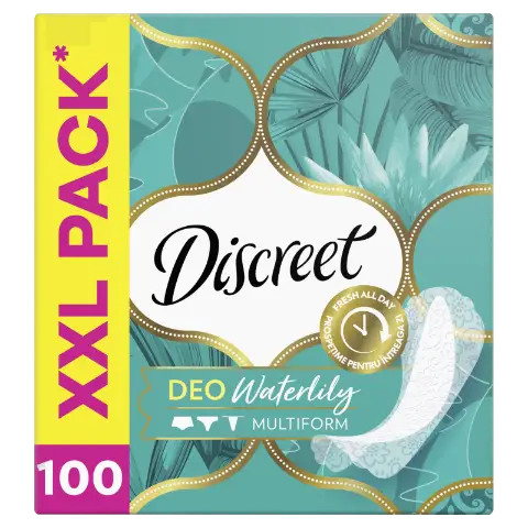 Discreet tisztasági betét Deo Water Lily 100 termékhez kapcsolódó kép