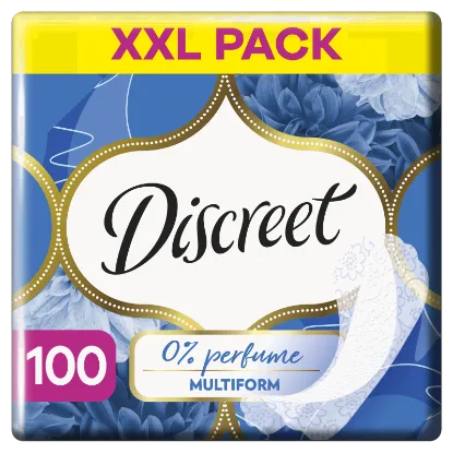 Discreet Légáteresztő Multiform illatmentes Tisztasági Betétek x100 termékhez kapcsolódó kép