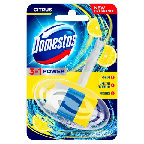 Domestos Citrus 3in1 WC-rúd 40 g termékhez kapcsolódó kép