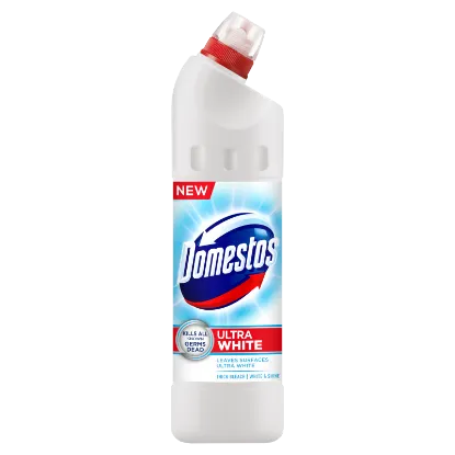 DOMESTOS Extended Power fertőtlenítő hatású folyékony tisztítószer White & Shine 750 ml termékhez kapcsolódó kép