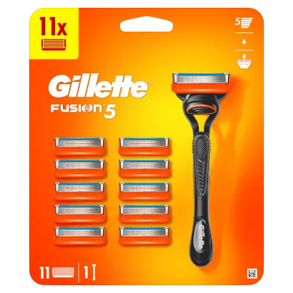 Gillette Fusion5 Férfi Borotva, 1 db Gillette Borotva, 11 db Borotvabetét termékhez kapcsolódó kép