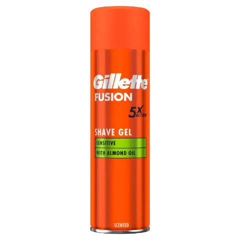 Gillette Fusion Borotvazselé Mandulaolajjal, Érzékeny Bőrre, 200ml termékhez kapcsolódó kép