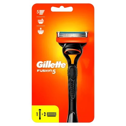 Gillette Fusion5 Férfi Borotva, 1 db Gillette Borotva, 2 db Borotvabetét termékhez kapcsolódó kép