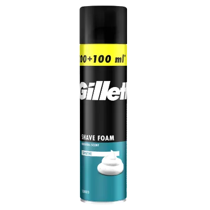 Gillette Classic Sensitive Borotvahab, Érzékeny Bőrre, 300ml termékhez kapcsolódó kép