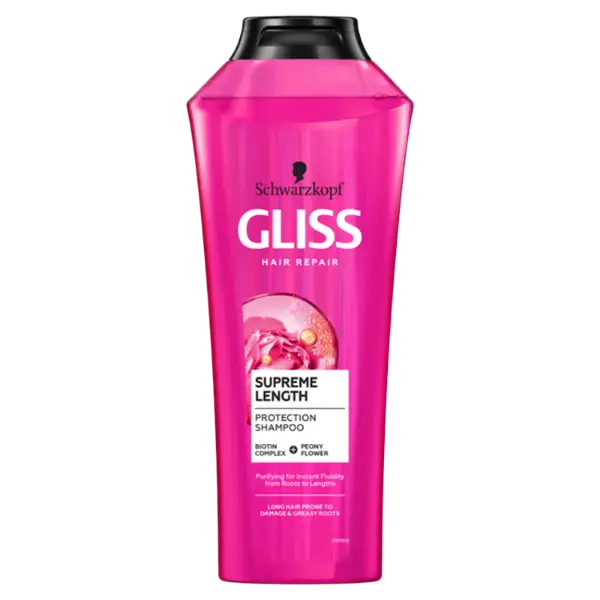 Gliss Supreme Length sampon biotin komplex-szel & bazsarózsával 400 ml termékhez kapcsolódó kép