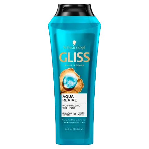 Gliss Aqua Revive hidratáló sampon hylauron komplex-szel normál és száraz hajra 250 ml termékhez kapcsolódó kép