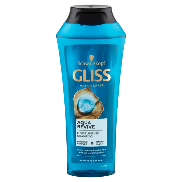 Gliss Aqua Revive hidratáló sampon hylauron komplex-szel normál és száraz hajra 250 ml termékhez kapcsolódó kép