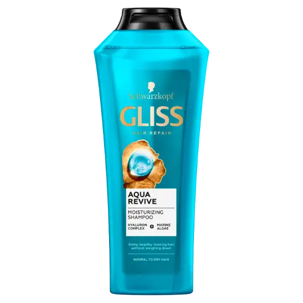 Gliss Aqua Revive sampon hialuron komplex-szel és tengeri algával 400 ml termékhez kapcsolódó kép