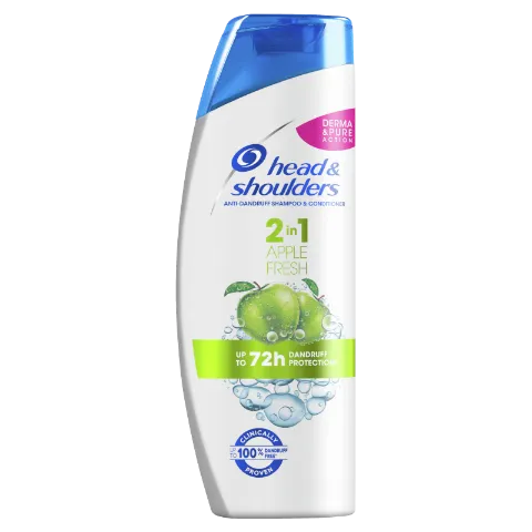 Head & Shoulders Apple Fresh 2az1-ben Sampon És Balzsam Az Akár 100%-os Korpamentességért termékhez kapcsolódó kép