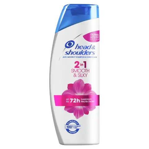 Head & Shoulders Smooth & Silky 2az1-ben Sampon És Balzsam Az Akár 100%-os Korpamentességért termékhez kapcsolódó kép