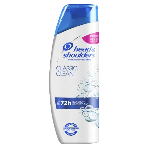 Head & Shoulders Classic Clean korpa elleni sampon 250ml napi használatra. Tiszta érzet termékhez kapcsolódó kép