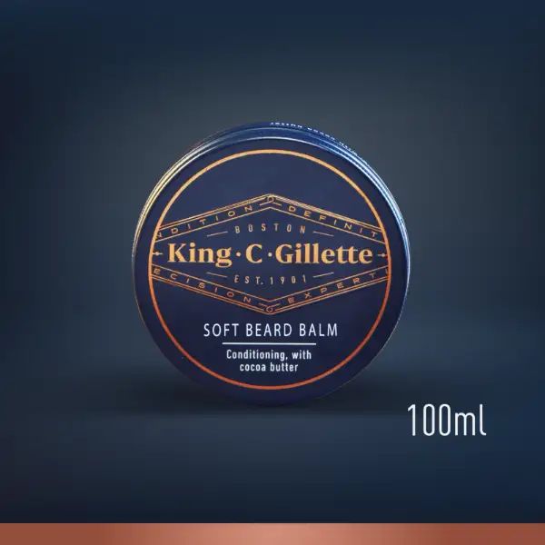 King C. Gillette Férfi Lágy Szakállbalzsam, 100 ml termékhez kapcsolódó kép