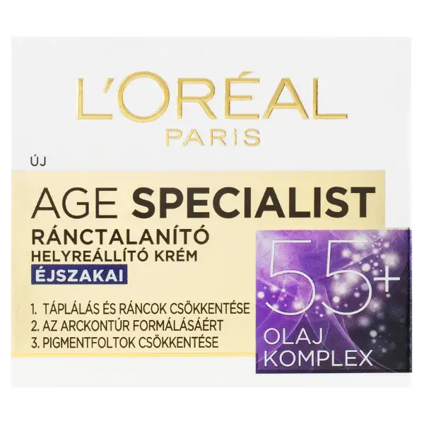 ĽOréal Paris age Specialist ránctalanító helyreállító éjszakai krém 55 + 50 ml termékhez kapcsolódó kép