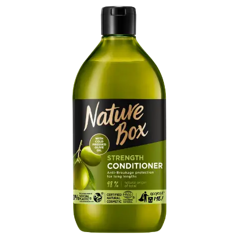 Nature Box Olíva balzsam hosszú hajra 385 ml termékhez kapcsolódó kép