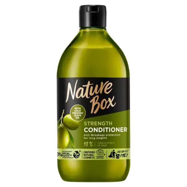 Nature Box Olíva balzsam hosszú hajra 385 ml termékhez kapcsolódó kép