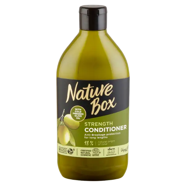 Nature Box Olíva balzsam hosszú hajra 385 ml termékhez kapcsolódó kép